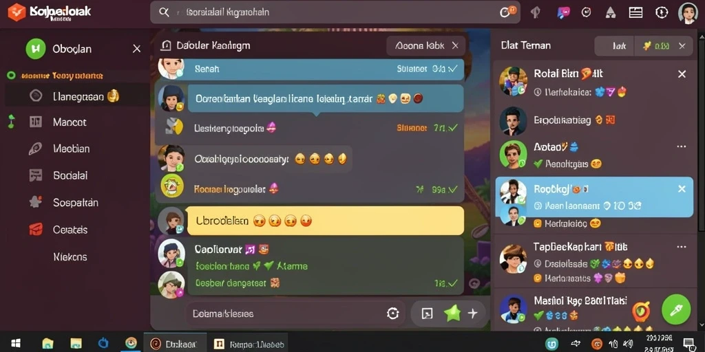 Tampilan antarmuka yang modern dan menarik.