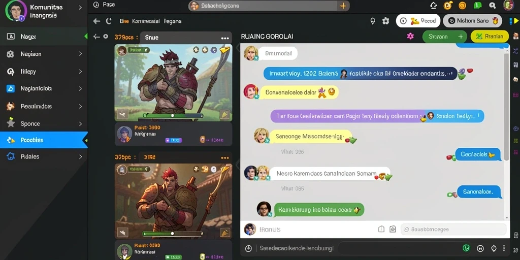 Tampilan level awal yang menarik dan penuh warna.