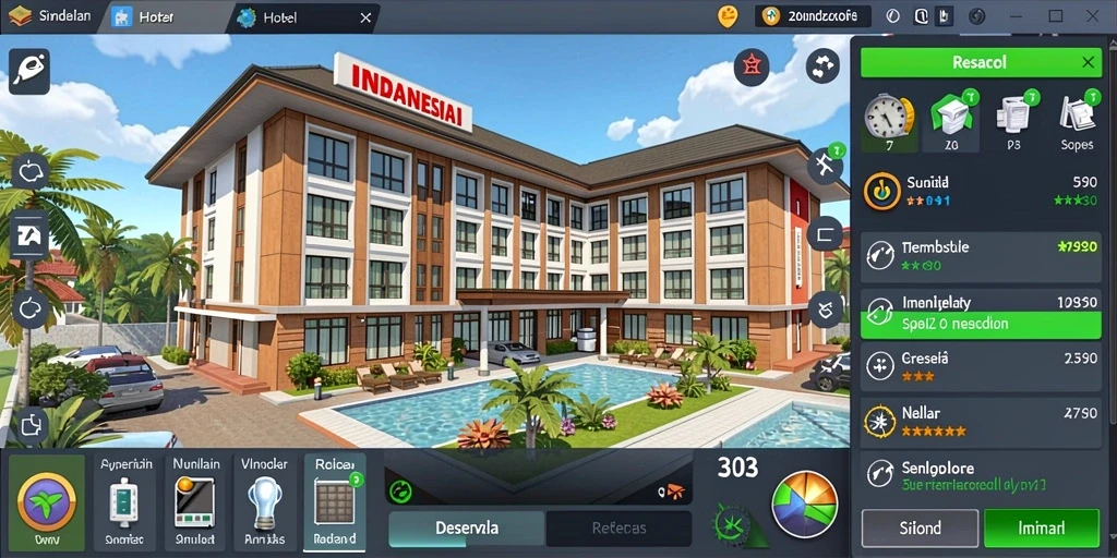 Tampilan utama aplikasi HARUM4D yang menarik.