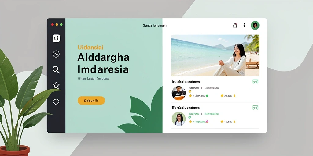Tampilan antarmuka yang bersih dan modern.