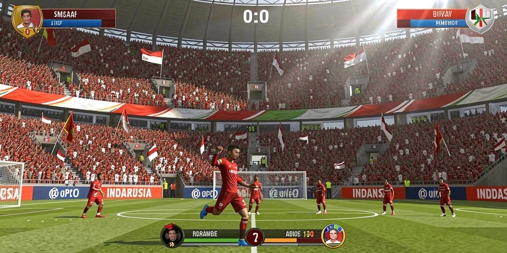 Tampilan utama LUCKYRP dengan grafis yang menarik.