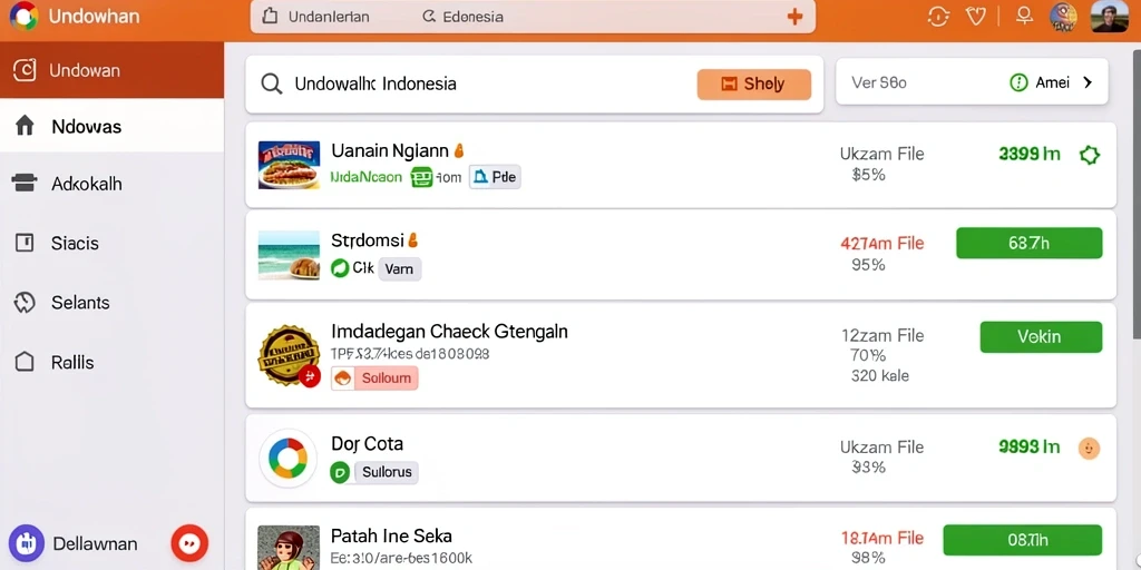 Tampilan antarmuka yang user-friendly.