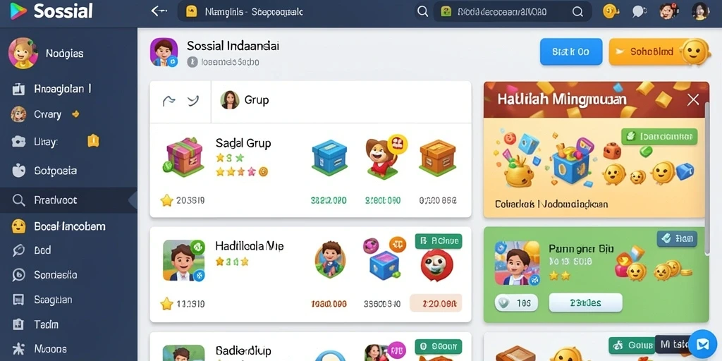 Tampilan antarmuka yang menarik dan user-friendly.