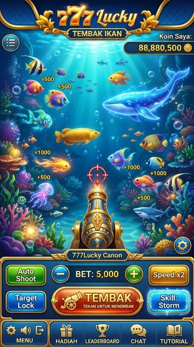 Galeri pratinjau visual 777lucky build APK resmi terbaru
